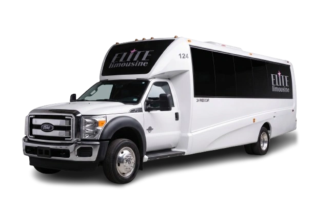 Grech Motors GM33 limo bus, 24 passenger, Elite Limousine of Connecticut