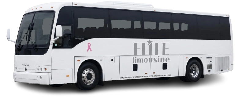 Coach bus, 40 passenger, Elite Limousine of Connecticut